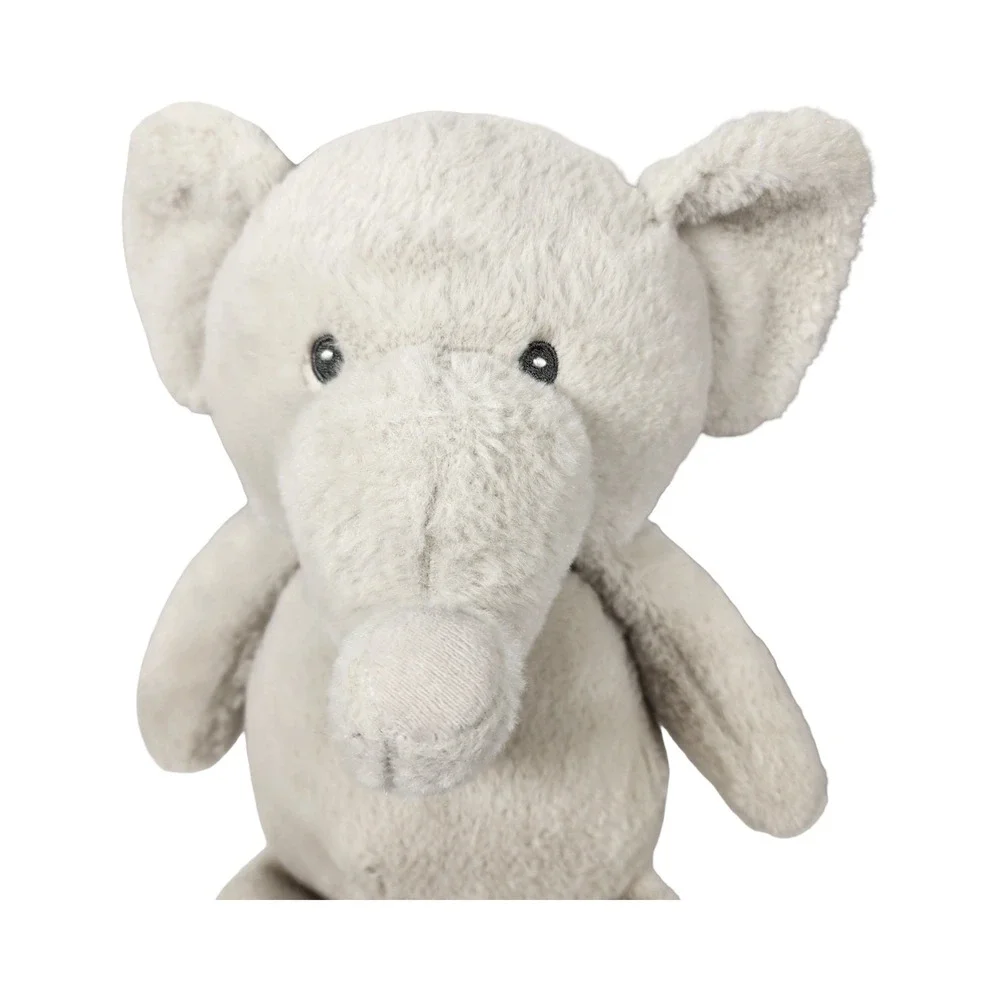K Luxe Baby Kelly Toy Gray‎ Elephant Plush Lovey Rattle Stuffed Nursery